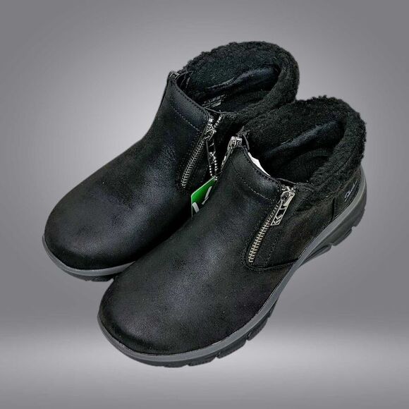 Skechers Women's Shoe Sz 7 (US Women's) Easy Going Water Repellent Black A619581 - Picture 1 of 7